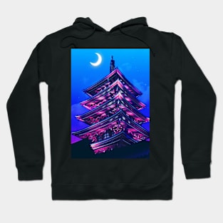 Temple Vaporwave aesthetic Hoodie